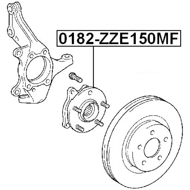 FEBEST 0182-ZZE150MF