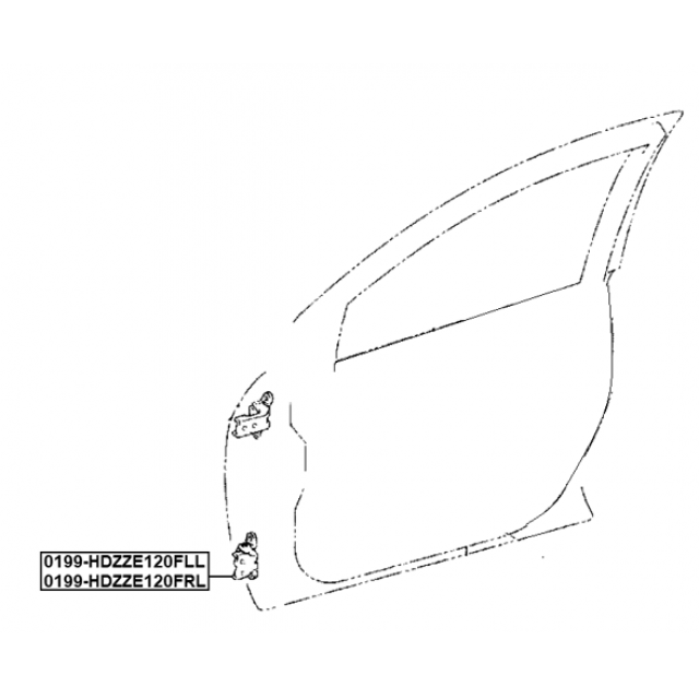 FEBEST 0199-HDZZE120FLL