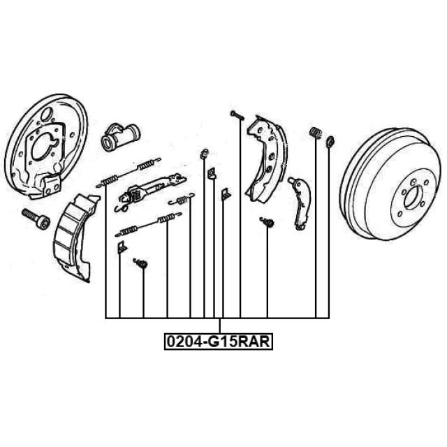 FEBEST 0204-G15RAR-KIT