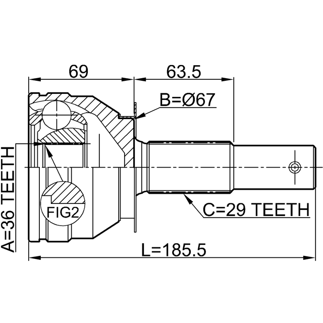 FEBEST 0210-A60
