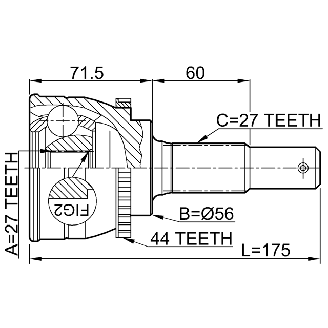 FEBEST 0210-C24A44