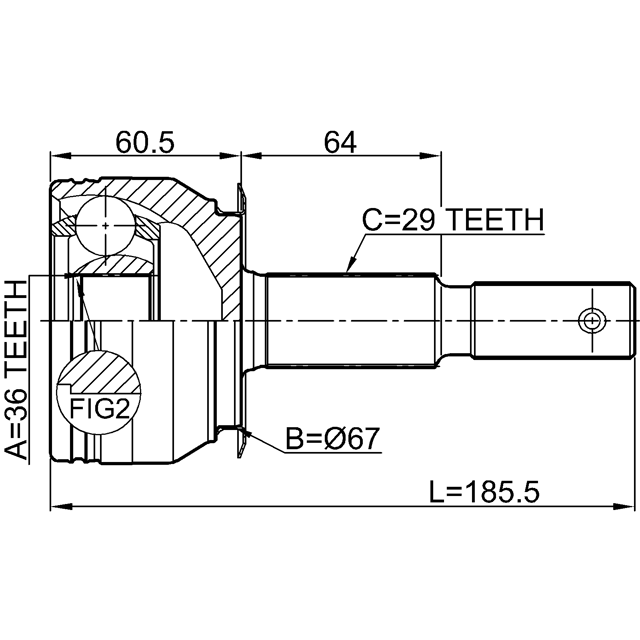 FEBEST 0210-D40B