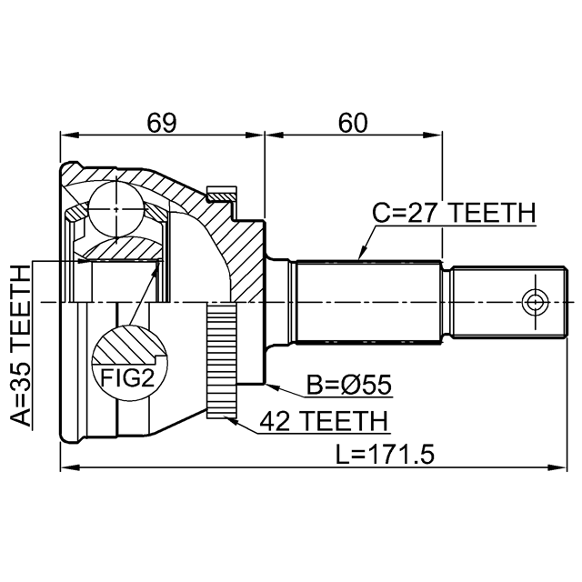 FEBEST 0210-N16MTA42