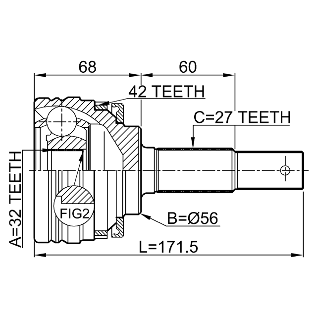 FEBEST 0210-P10A42