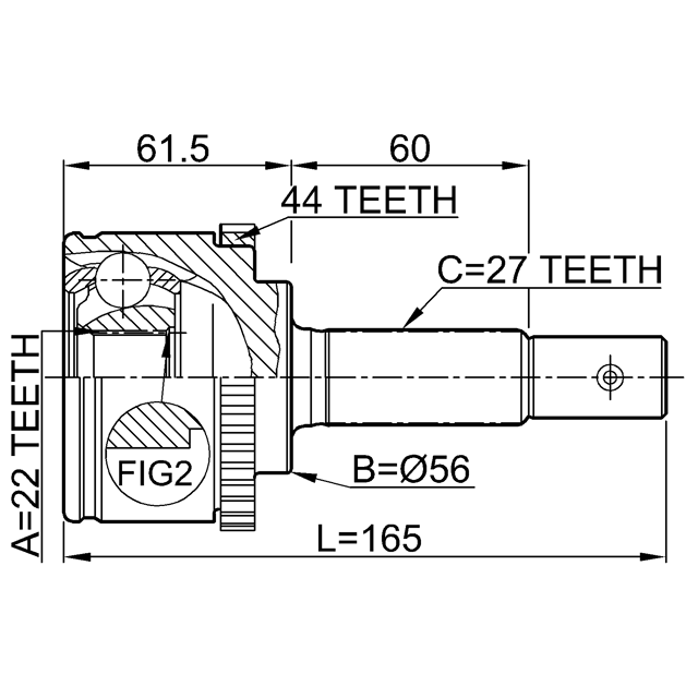 FEBEST 0210-P11A44