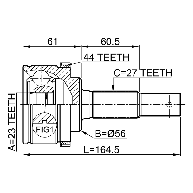 FEBEST 0210-P12QG18A44