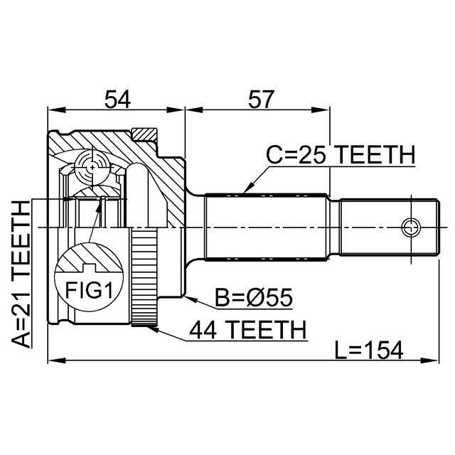 FEBEST 0210-QG15A44