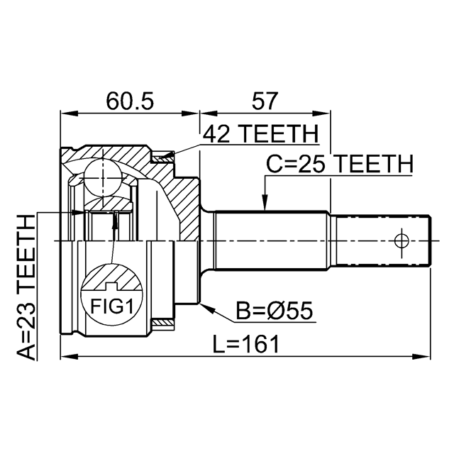 FEBEST 0210-QG18A42