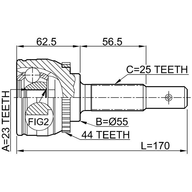 FEBEST 0210-QG18DEA44