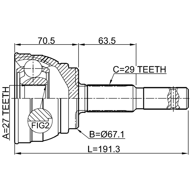 FEBEST 0210-S50R