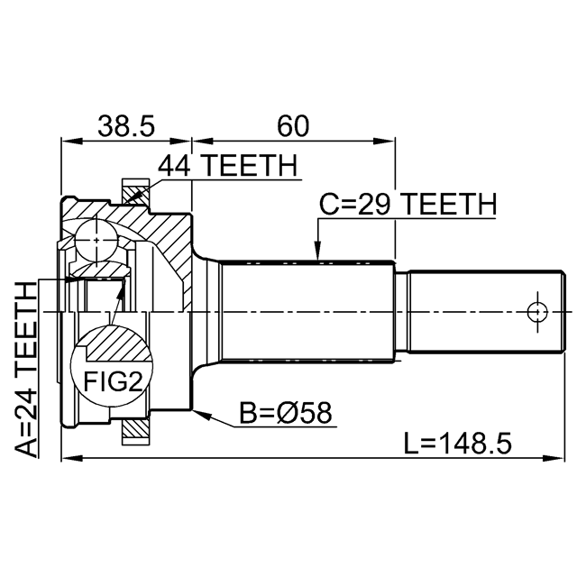FEBEST 0210-T30RA44