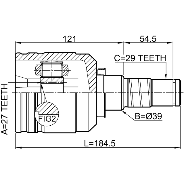 FEBEST 0211-A32MTLH