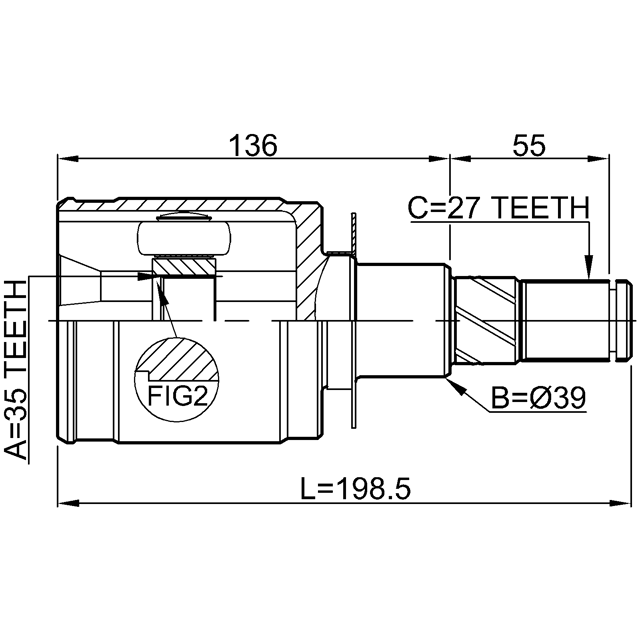 FEBEST 0211-D40AT
