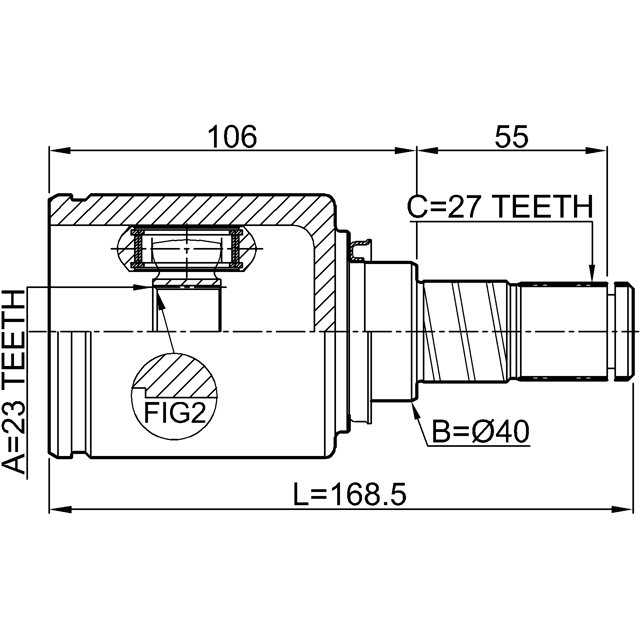FEBEST 0211-F154WDLH