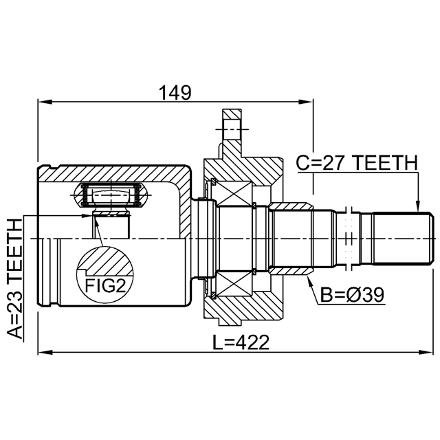 FEBEST 0211-F154WDRH