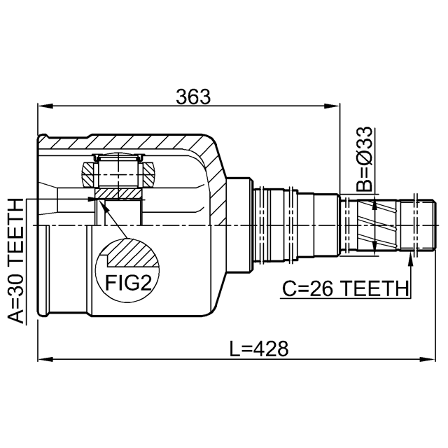 FEBEST 0211-J1016RH