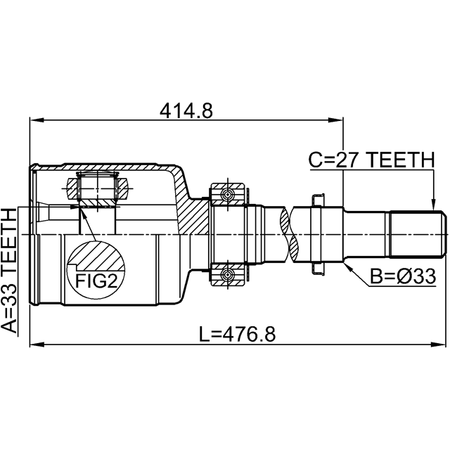 FEBEST 0211-J1020GRH