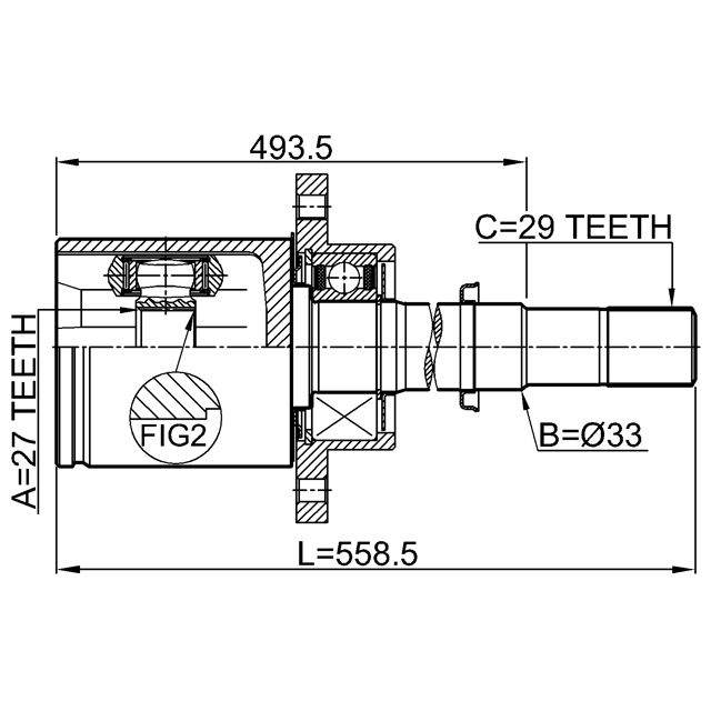 FEBEST 0211-J32RH