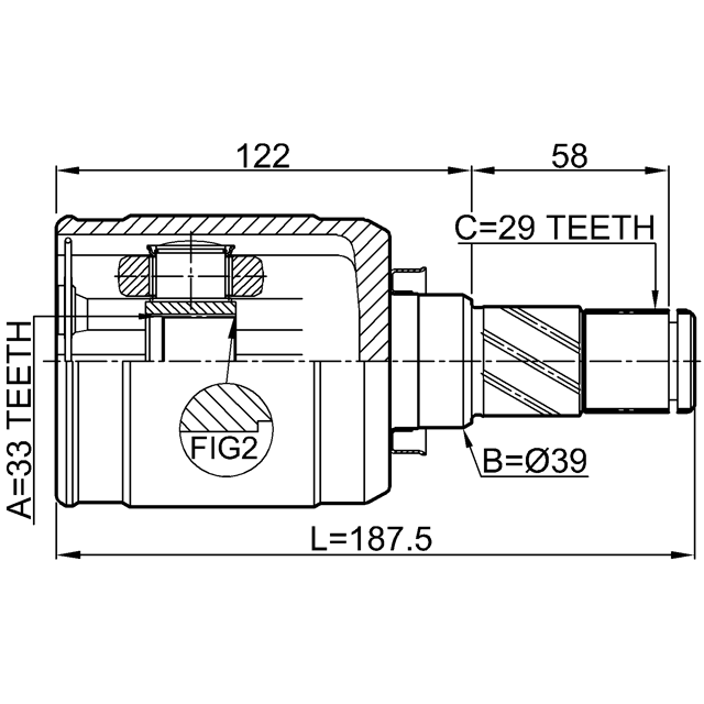 FEBEST 0211-MR20MTLH