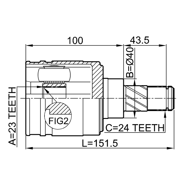FEBEST 0211-N16JP