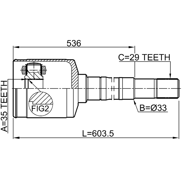 FEBEST 0211-QR25MTRH