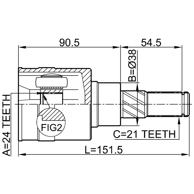 FEBEST 0211-T30R