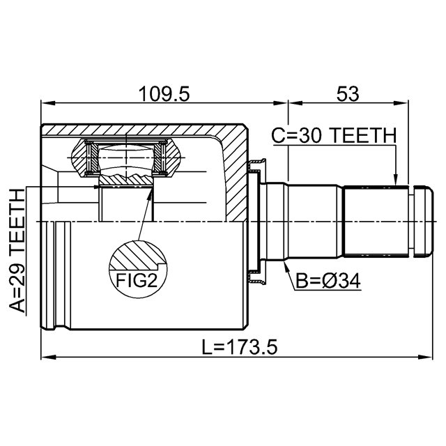 FEBEST 0211-T31LH