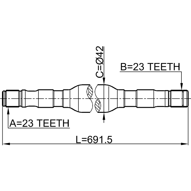 FEBEST 0212-B14RH