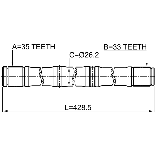 FEBEST 0212-MR20CVT4WD