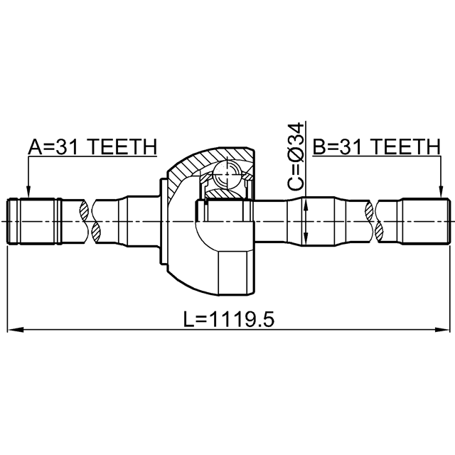 FEBEST 0214-Y61LH