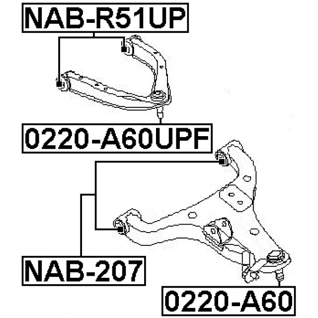 FEBEST 0220-A60UPF
