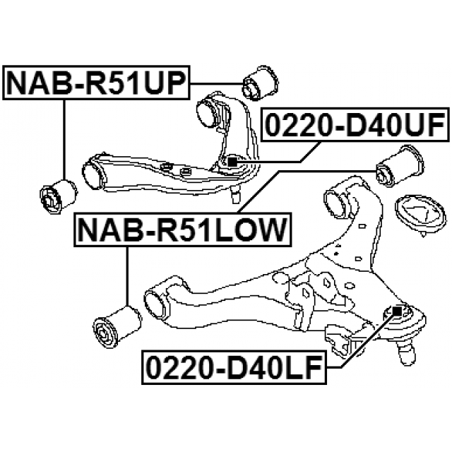 FEBEST 0220-D40UF