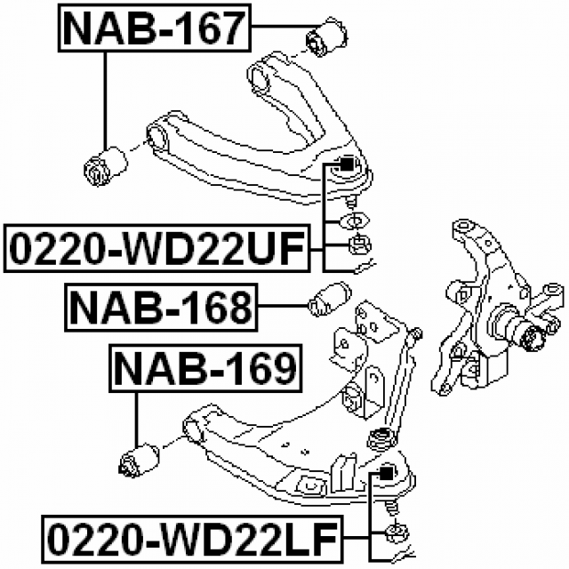 FEBEST 0220-WD22UF