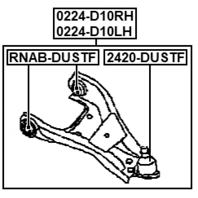 FEBEST 0224-D10RH