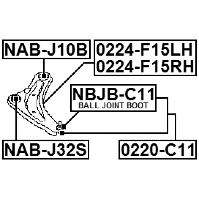 FEBEST 0224-F15RH