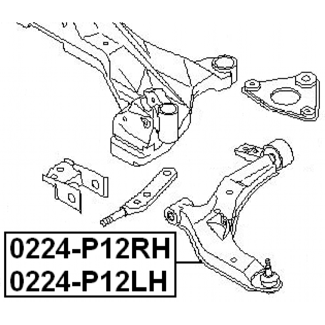 FEBEST 0224-P12RH