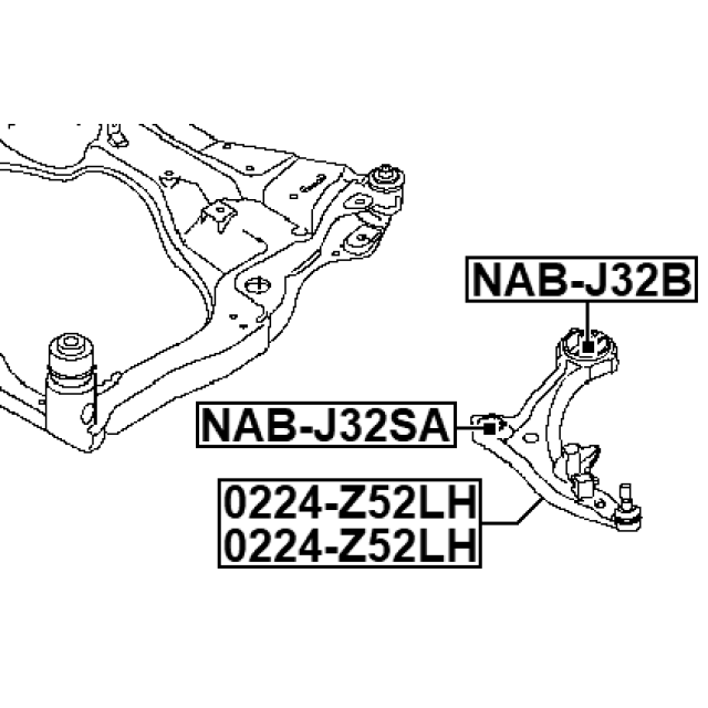 FEBEST 0224-Z52LH