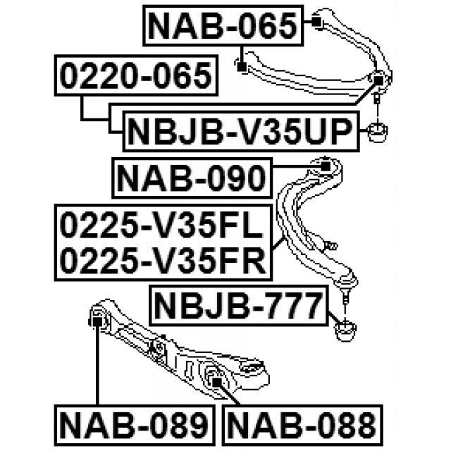 FEBEST 0225-V35FL