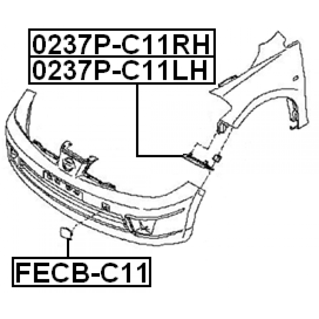 FEBEST 0237P-C11LH