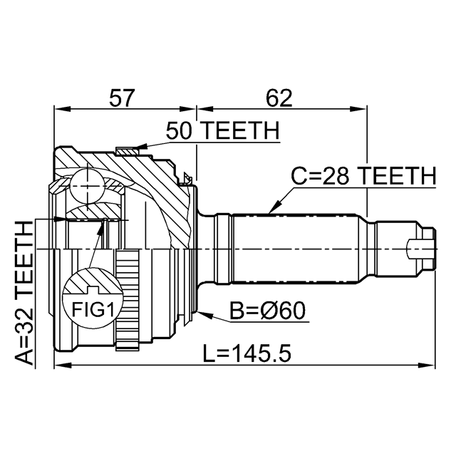 FEBEST 0310-022A50