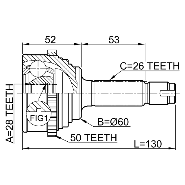 FEBEST 0310-054A50