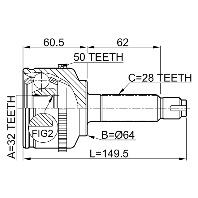 FEBEST 0310-CGA50