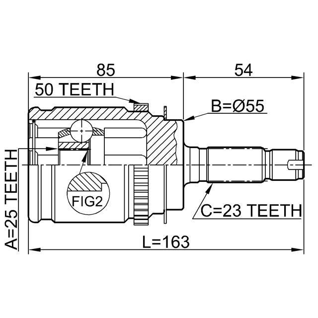 FEBEST 0310-RD1RA50