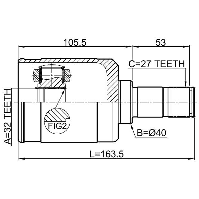 FEBEST 0311-RW24LH
