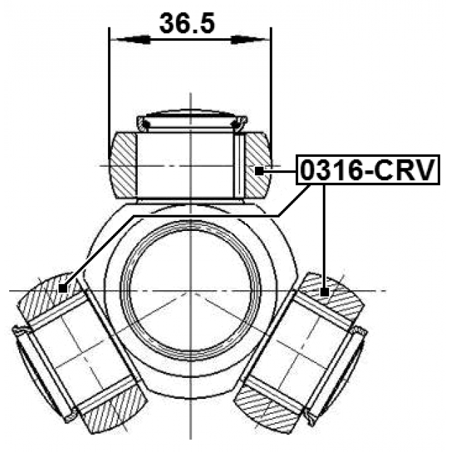 FEBEST 0316-CRV