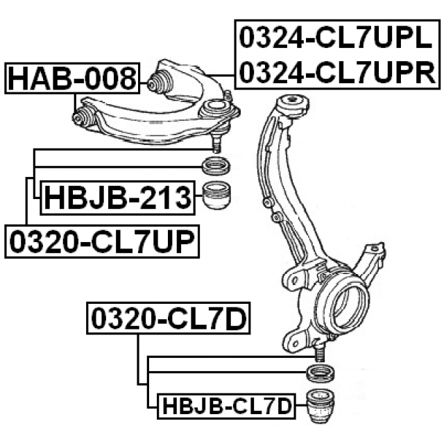 FEBEST 0320-CL7UP