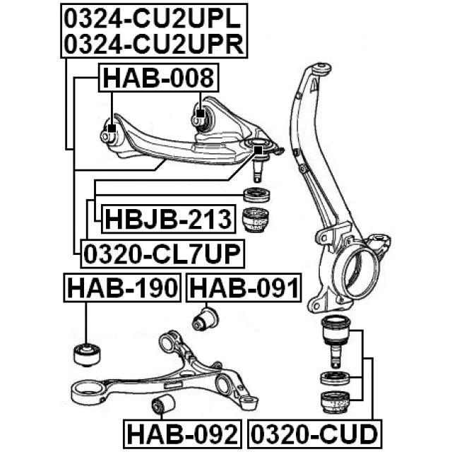 FEBEST 0324-CU2UPR