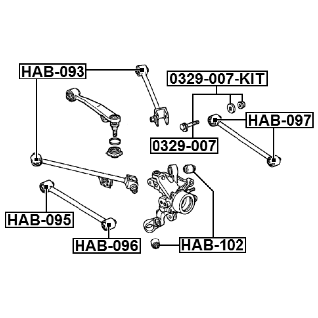 FEBEST 0329-007-KIT