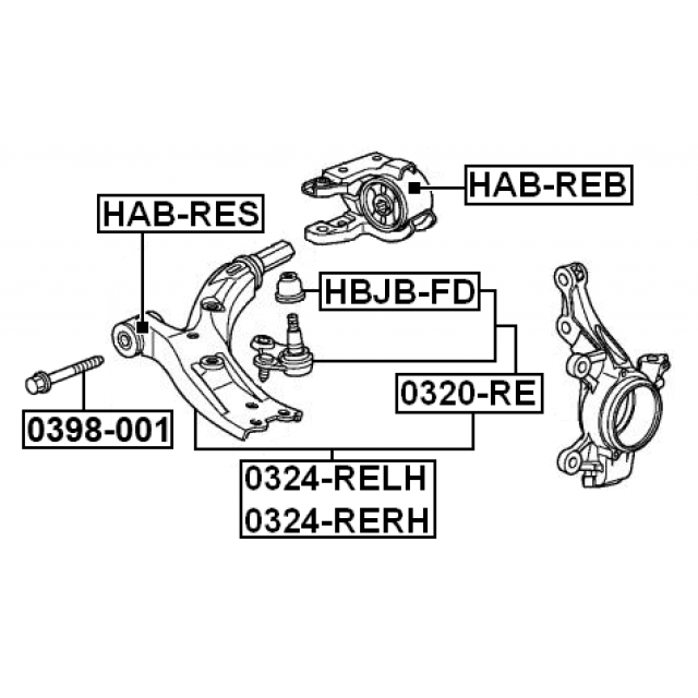FEBEST 0398-001