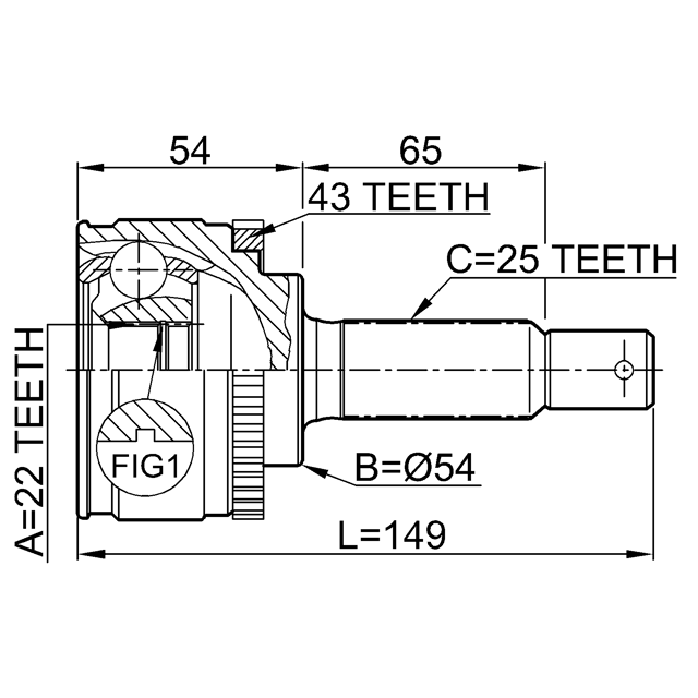 FEBEST 0410-012A43